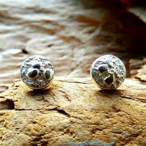 Luna Small Earstuds by Rob Morris