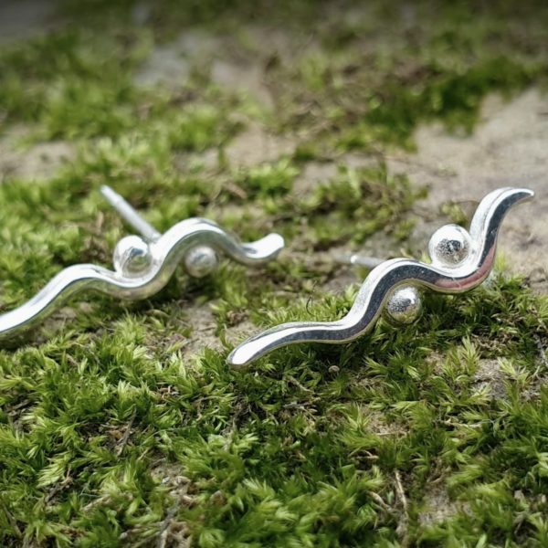 Flow Small Studs by Rob Morris