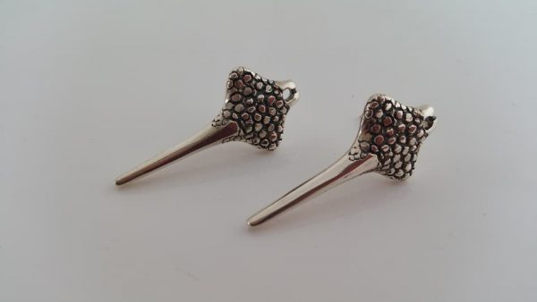 Small Manta Studs by Rob Morris