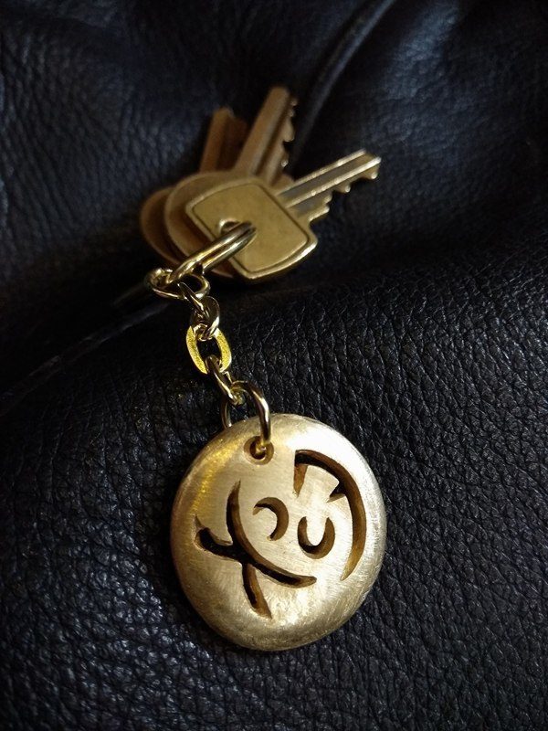 St. Christophuck Medallion Keyring by Rob Morris